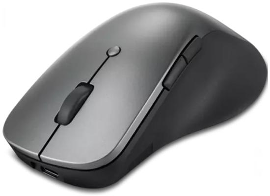 Lenovo Professional Bluetooth Rechargeable Full Size 4000 DPI Programmable Keys Mouse - Gray