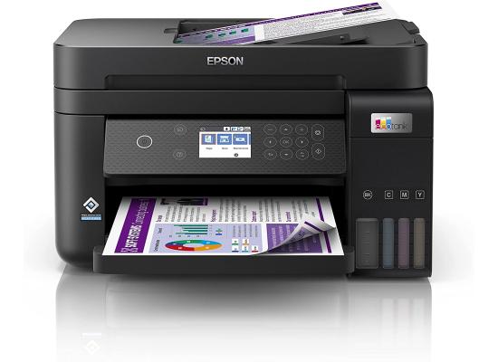 Epson Ecotank L6270 3-In-1 Office Ink Tank Printer A4 Colour Printer w/ ADF Wi-Fi & Lcd Screen - Black