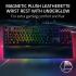 Razer BlackWidow V4 Pro Wired Mechanical Linear & Silent ABS Command Dial Programmable Macros Chroma RGB w/ Wrist Rest - Yellow Switches