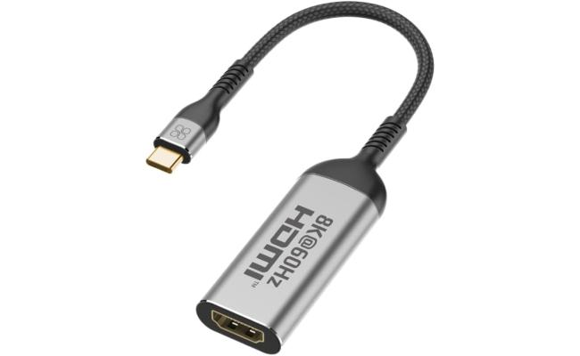Promate MediaLink-8K USB-C to HDMI Adapter 8K HDMI 48Gbps Transmission 10000+ Long Bend Lifespan Promate MediaLink-8K USB-C to HDMI Adapter 8K HDMI 48Gbps Transmission 10000+ Long Bend Lifespan