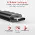 Promate cCord-1 USB-C Cable 2.4A Fast Charging Fabric Braided USB Type-C Cable - Black Promate cCord-1 USB-C Cable 2.4A Fast Charging Fabric Braided USB Type-C Cable - Black