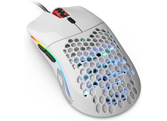 Glorious Model O Minus 59G Superlight Honeycomb Mouse RGB USB Mouse - Glossy White