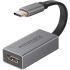Promate MediaLink-H1 Type-C to HDMI Adapter 4K 30Hz Video Converter w/ Audio Output - Grey