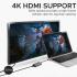 Promate MediaLink-H1 Type-C to HDMI Adapter 4K 30Hz Video Converter w/ Audio Output - Grey