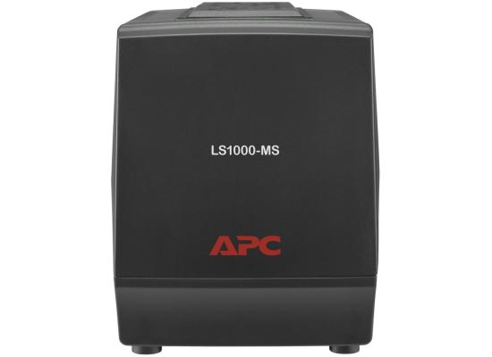 APC Line-R 1000VA 500W Automatic Voltage Regulator 3 Universal Outlets 230V - Black