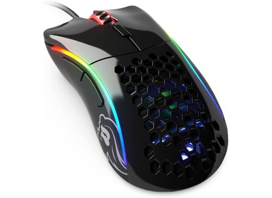 Glorious Model D Minus 62G Superlight Honeycomb Mouse RGB USB Mouse - Glossy Black
