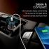 Promate Bullet-PD60 60W USB-C Car Charger Super-Fast Type-C w/ 18W Quick Charge 3.0 USB Port Aluminum Alloy & Over Charging Protection