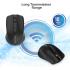 Promate CLIX-8 Optical Wireless Mouse w/ USB Nano Receiver 10m Working Distance Auto Sleep Function & 3 Adjustable DPI Level Mac , Windows