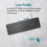 Promate EasyKey-4 Wired Keyboard Ultra-Slim Full-Size w/ 1.6m USB Cord Length Built-In Foldable Stands Arabic / English Layout