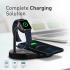Promate WavePower Aluminum Wireless Charger Stand Multi-Device Charging w/ Qi-Certified 15W Fast Charging & 24W SuperCharge USB Port Promate WavePower Aluminum Wireless Charger Stand Multi-Device Charging w/ Qi-Certified 15W Fast Charging & 24W SuperCharge USB Port