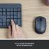 Logitech MK235 Wireless Keyboard & Mouse Combo for Windows Long Battery Life Arabic / English Layout - Black