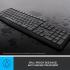 Logitech MK235 Wireless Keyboard & Mouse Combo for Windows Long Battery Life Arabic / English Layout - Black