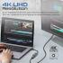 Promate MediaLink-DP DisplayPort to HDMI Adapter with Gold Platted Connectors Nylon Cable Uni-Directional Display