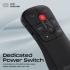 Promate ProPointer Wireless Presenter 2-in-1 Type-C & USB Laptop Clicker w/ 50m Range Laser Pointer 10m Range