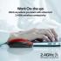 Promate Hover Wireless Mouse 2.4Ghz Ergonomic Precision Tracking Optical Mouse w/ USB Nano Receiver 3 Adjustable Dpi Levels - Red Promate Hover Wireless Mouse 2.4Ghz Ergonomic Precision Tracking Optical Mouse w/ USB Nano Receiver 3 Adjustable Dpi Levels - Red