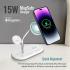 Promate Synergy Charging Station 5W Magnetic MFi Apple Watch Charger 15W Charging Stand 24W USB-C Power 5W/10W Qi Charging