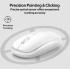 Promate Hover Wireless Mouse 2.4Ghz Ergonomic Precision Tracking Optical Mouse w/ USB Nano Receiver 3 Adjustable Dpi Levels - White Promate Hover Wireless Mouse 2.4Ghz Ergonomic Precision Tracking Optical Mouse w/ USB Nano Receiver 3 Adjustable Dpi Levels - White
