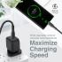 Promate XCord-CC USB-C to USB-C Cable 60W Power Delivery Fast Charging Type-C Cable 1m Anti-Tangle Silicone Cord - Black