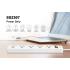 Huntkey SSZ507 Universal Power Strip 4x Outlet + 2x USB Charging Ports AC 220-240V Surge Protector 3M - White