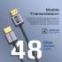 Promate PrimeLink8K-150 HDMI 2.1 Cable 1.5m Slim 48Gbps Bandwidth 8K@60Hz UHD Dynamic HDR eARC Wire - Black