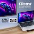 Promate PrimeLink8K-150 HDMI 2.1 Cable 1.5m Slim 48Gbps Bandwidth 8K@60Hz UHD Dynamic HDR eARC Wire - Black