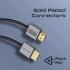 Promate PrimeLink8K-150 HDMI 2.1 Cable 1.5m Slim 48Gbps Bandwidth 8K@60Hz UHD Dynamic HDR eARC Wire - Black