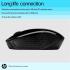 HP 200 USB Wireless Mouse with 1000 DPI Optical Sensor 2.4 GHz Wireless Cconnectivity Ambidextrous Design - Black HP 200 USB Wireless Mouse with 1000 DPI Optical Sensor 2.4 GHz Wireless Cconnectivity Ambidextrous Design - Black