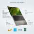 ASUS NEW Zenbook S 13 OLED (2023) UX5304VA 13Gen Intel Core i7 10-Cores World’s Slimmest OLED Ultraportable Laptop - Grey