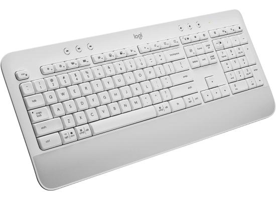 Logitech Signature K650 Comfort Wireless & Bluetooth Keyboard with Wrist Res Deep-Cushioned Keys For OS/PC/Window/Mac