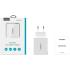 Choetech PD-6013 Dual USB Type-C Wall Charger MAX 65W w/ Overvoltage & Undervoltage Protection EU Plug - White Choetech PD-6013 Dual USB Type-C Wall Charger MAX 65W w/ Overvoltage & Undervoltage Protection EU Plug - White