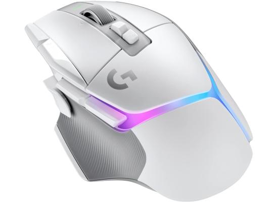 Logitech G502 X PLUS HERO 25K Sensor LIGHTSPEED Wireless Optical w/ LIGHTFORCE Hybrid Switches LIGHTSYNC RGB For PC - macOS/Windows - White