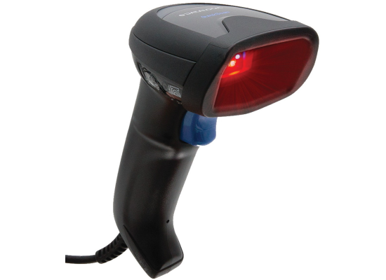 Datalogic QuickScan QW2520 Handheld Barcode Scanner Kit - Cable Connectivity 1D & 2D - Black