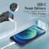 Promate TriPlug-PD20 Universal Compact 20W Travel Adapter Fast Charge 3.0 US/UK/EU/AU Plug Stylish Sliding Design - Black