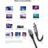 Choetech XCC-1002-GY 100W USB Type-C 1.8 Meter Braided Fast Charging Cable - Grey