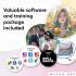 Wacom One 13 Creative Pen Display Drawing Tablet With Screen 13.3" Graphics Monitor Includes Training & Software For Mac, PC & Chromebook