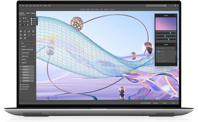Dell Precision 5470 Mobile Workstation 12Gen Intel Core i7 14-Cores Impressive Performance w/ NVIDIA Professional Graphic Card - Gray