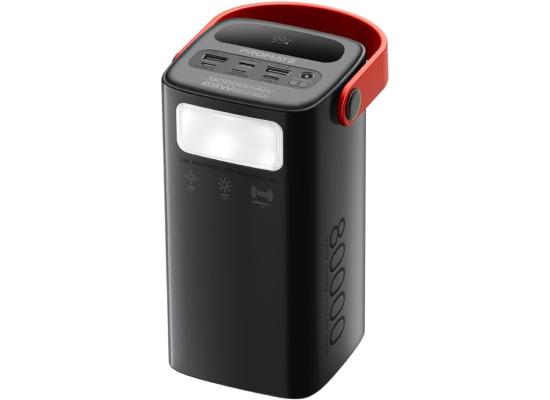 Promate PowerMine-80 80000mAh High-Capacity Battery Charger 65W In/Out USB-C Power Delivery 15W USB-C Port 22.5W QC 3.0 Port 15W USB Port