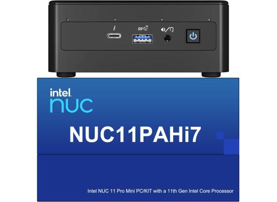 Intel NUC 11 Performance NEW Intel 11Gen Core i7 Mini (500GB/16GB) For Home & Business - Black