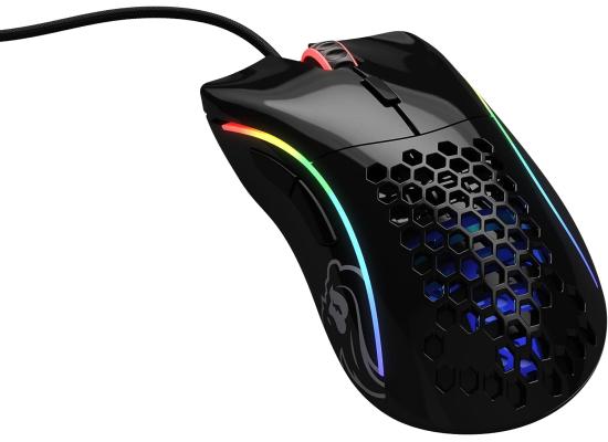 Glorious Model D 69G Superlight Honeycomb Mouse RGB USB Mouse - Glossy Black