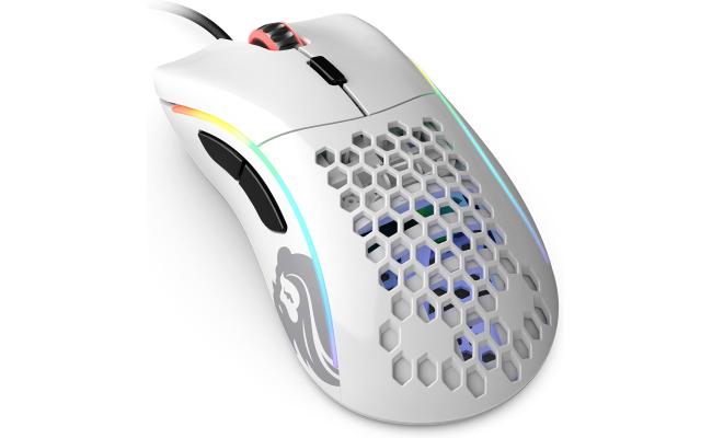 Glorious Model D 69G Superlight Honeycomb Mouse RGB USB Mouse - Glossy White Glorious Model D 69G Superlight Honeycomb Mouse RGB USB Mouse - Glossy White
