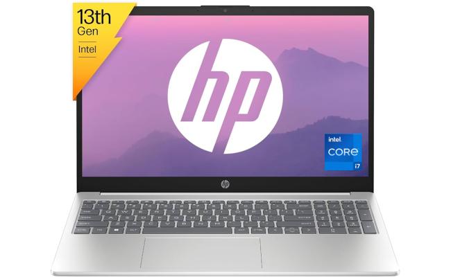 HP Laptop 15-fd0022ne (2023) NEW 13th Gen Intel Core i7 10-Cores Slim Design w/ IPS Full HD Display - Silver