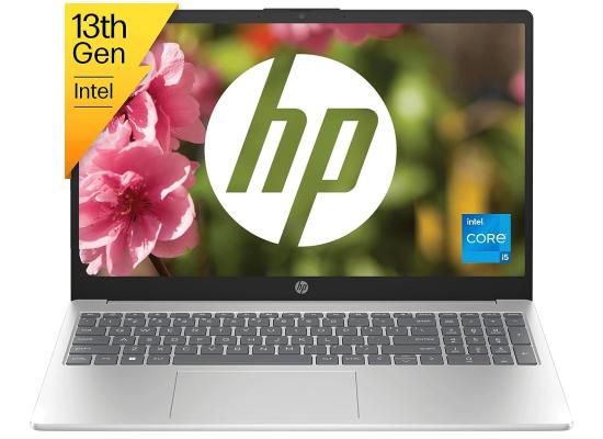 HP Laptop 15-fd0027ne (2023) NEW 13th Gen Intel Core i5 10-Cores Slim Design w/ IPS Full HD Display - Silver