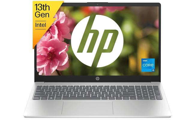 HP Laptop 15-fd0027ne (2023) NEW 13th Gen Intel Core i5 10-Cores Slim Design w/ IPS Full HD Display - Silver