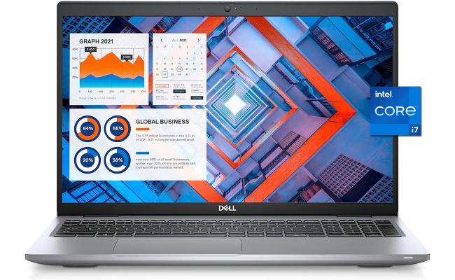 Dell Latitude 5520 NEW Intel 11th Gen Core i7 4-Cores Business Laptop w/ Backlit Keyboard - Grey