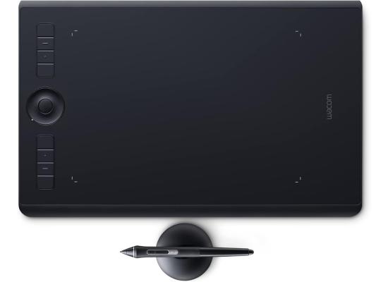Wacom Intuos Pro Medium Bluetooth Graphics Drawing Tablet 8 Customizable ExpressKeys 8192 Pressure Sensitive Pro Pen 2 Included For Mac OS & Windows