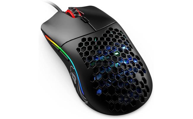 Glorious Model O Minus 58G Superlight Honeycomb Mouse RGB USB Mouse - Matte Black