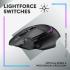 Logitech NEW G502 X PLUS HERO 25K Sensor LIGHTSPEED Wireless Optical w/ LIGHTFORCE Hybrid Switches LIGHTSYNC RGB For PC - macOS & Windows , Black