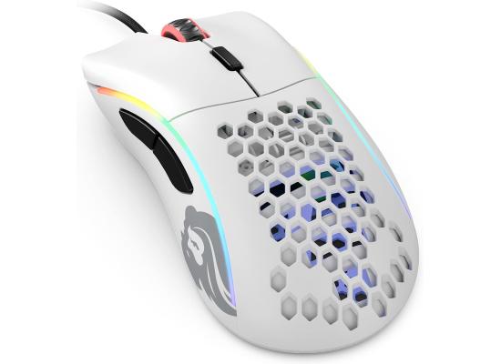 Glorious Model D 68G Superlight Honeycomb Mouse RGB USB Mouse - Matte White