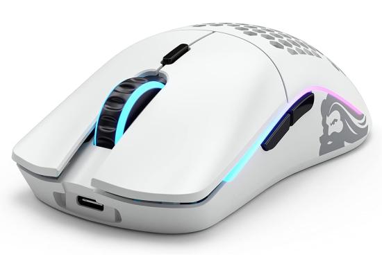 Glorious Model O Wireless 69G Superlight Honeycomb Mouse RGB Mouse - Matte White
