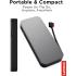 Lenovo Go USB-C Laptop Power Bank 20000 mAh 65W USB-C & USB-A Ports Fast Charging Portable Power Station with Integrated Cable - Storm Grey